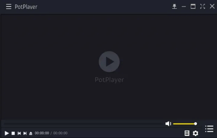 PotPlayer 软件界面